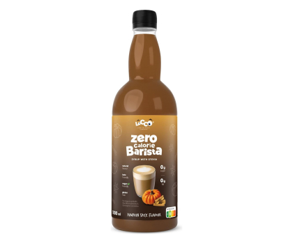 Zdrowa żywność LOCCO 0 kcal syrop Barista ze stewią o smaku Pumpkin Spice